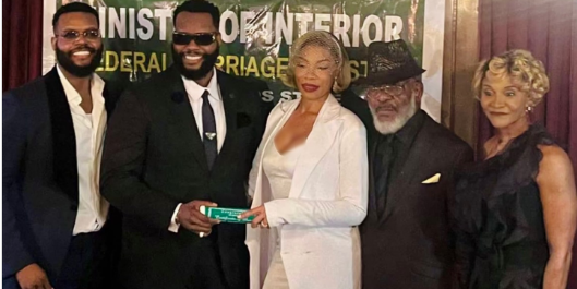 "Onyeka take your flowers ." - Ocee Mbadiwe Marriage Picture Ignites Online Reactions.