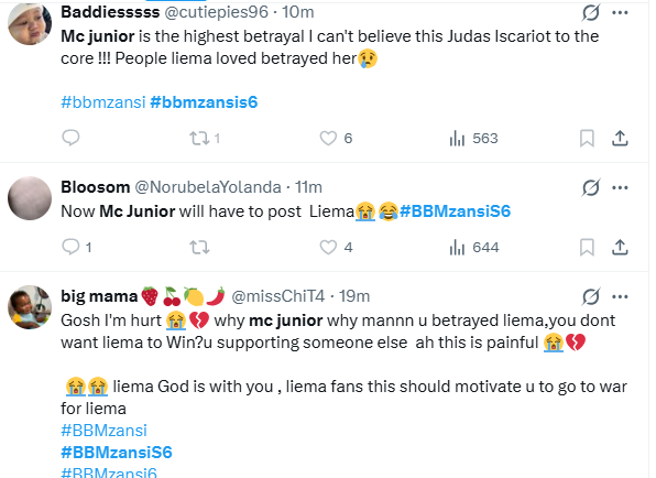 Liema, MC Junior, thandeka